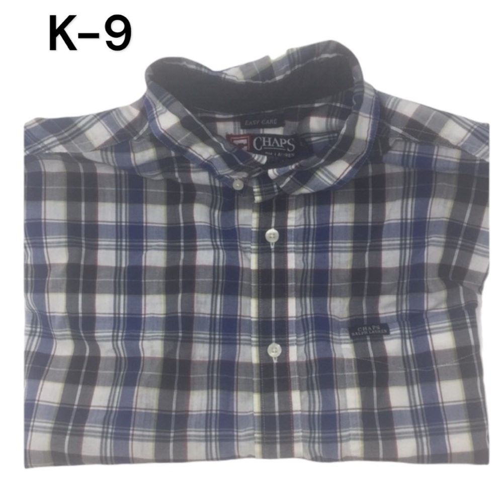 Chaps Size Large Button Down Short Sleeve